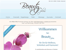 Tablet Screenshot of beautyplus-koblenz.de